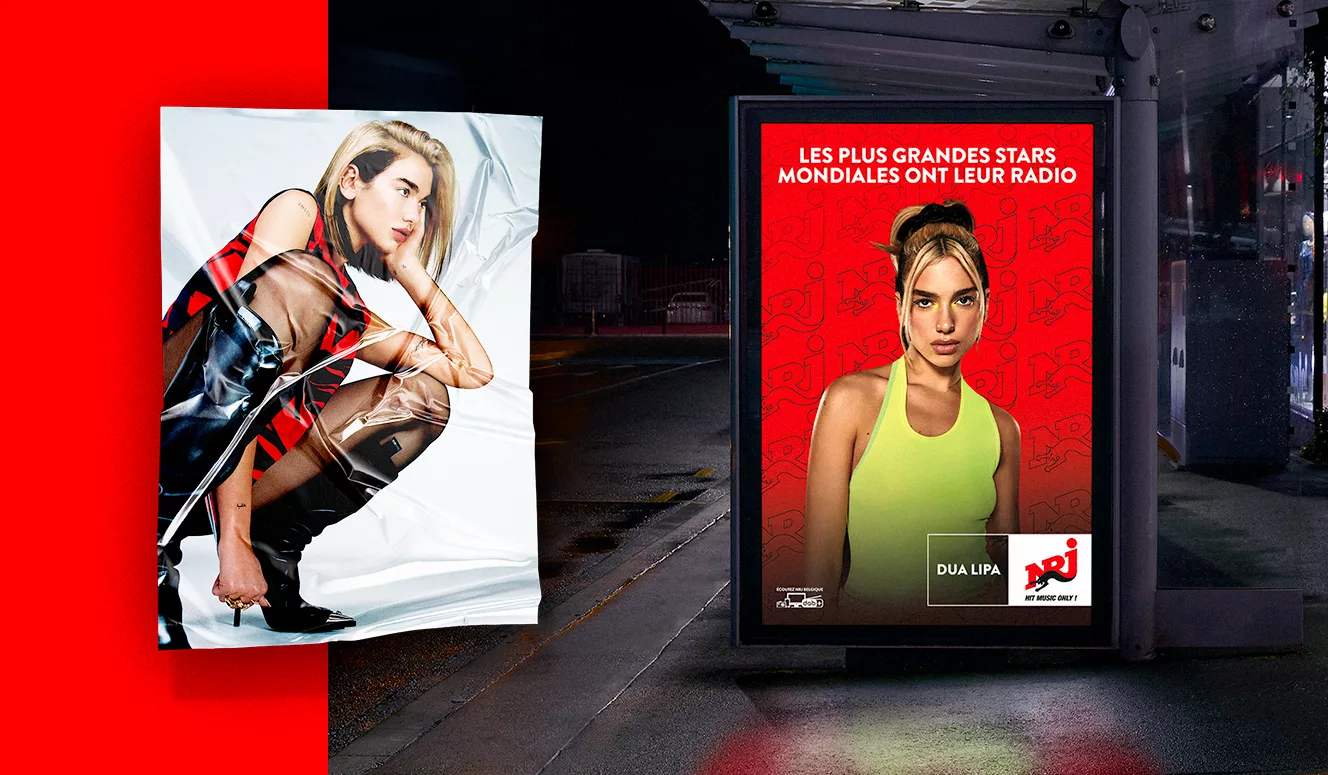 Day to day graphic design for NRJ