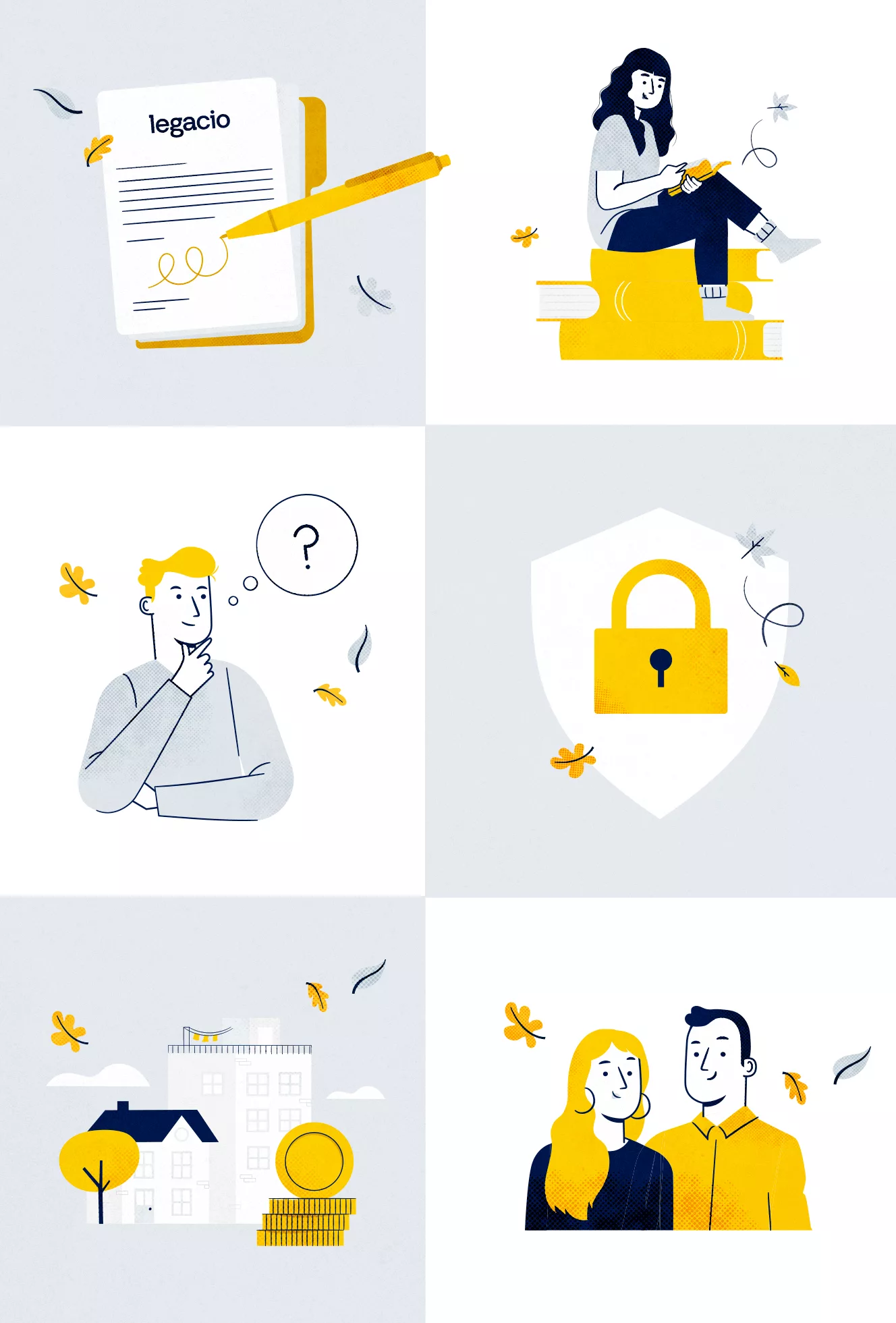 New visual identity and branding for Legacio.