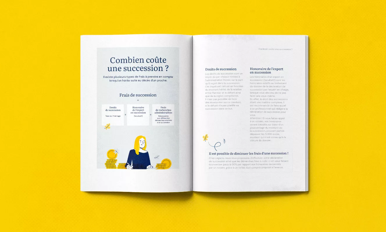 New visual identity and branding for Legacio.