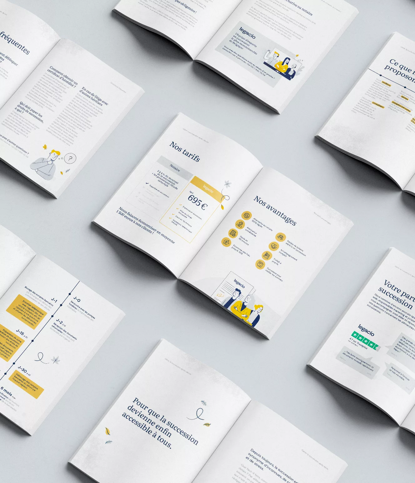 New visual identity and branding for Legacio.