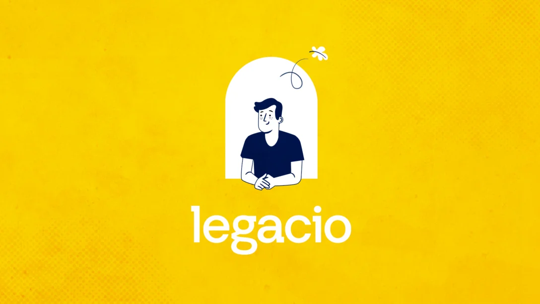 New visual identity and branding for Legacio.