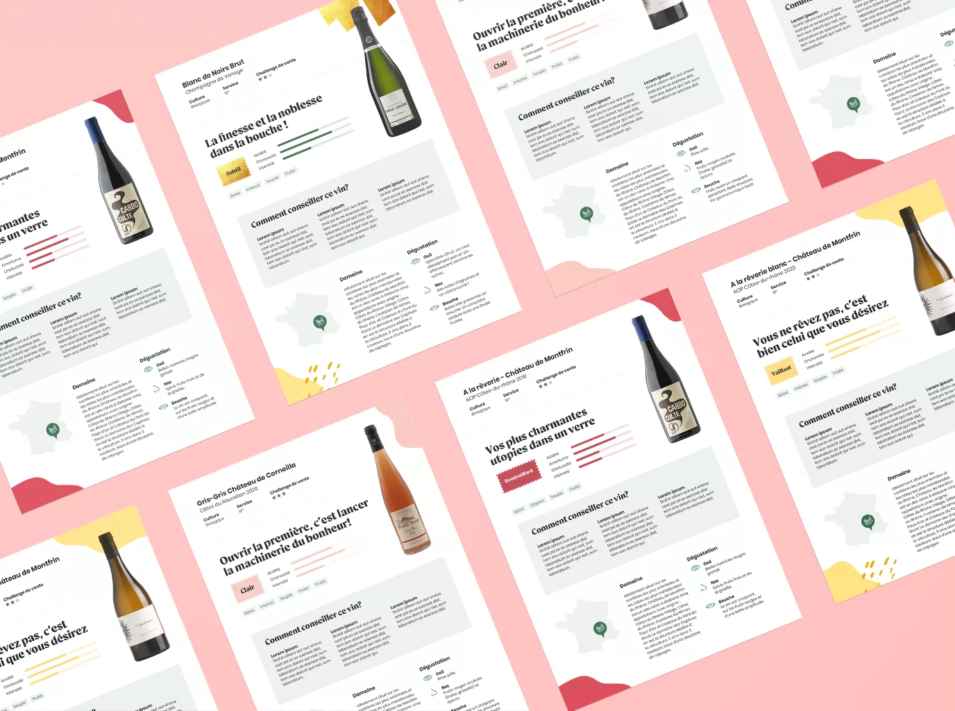 New visual identity and branding for Vineaste.