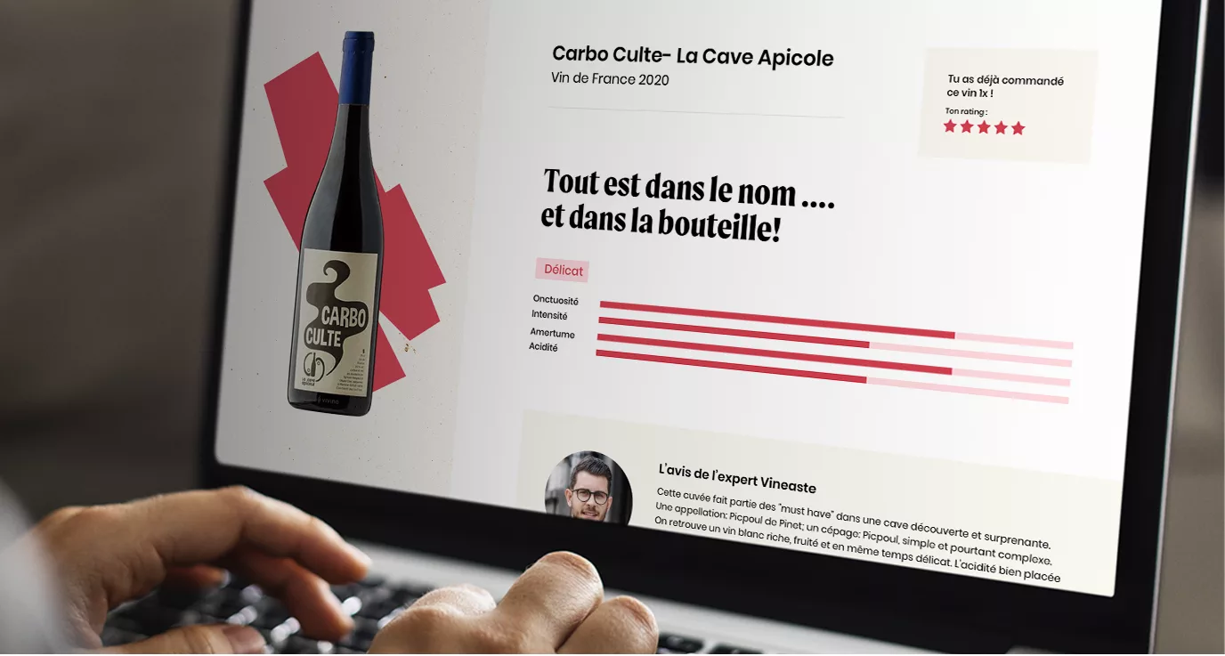 New visual identity and branding for Vineaste.