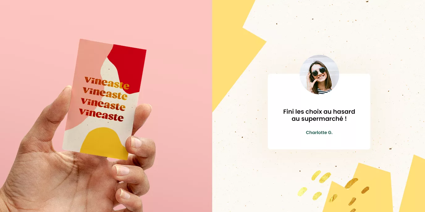 New visual identity and branding for Vineaste.