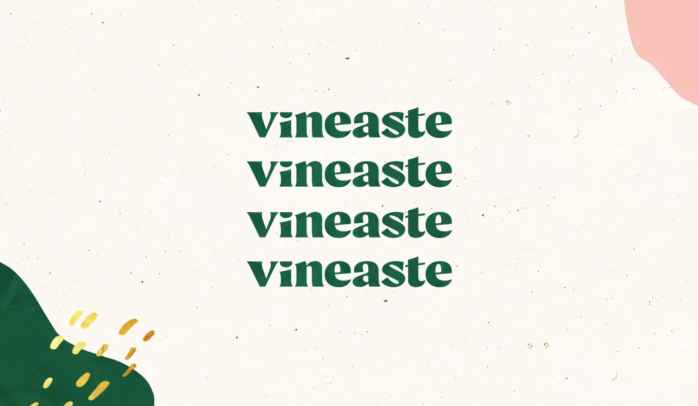 New visual identity and branding for Vineaste.