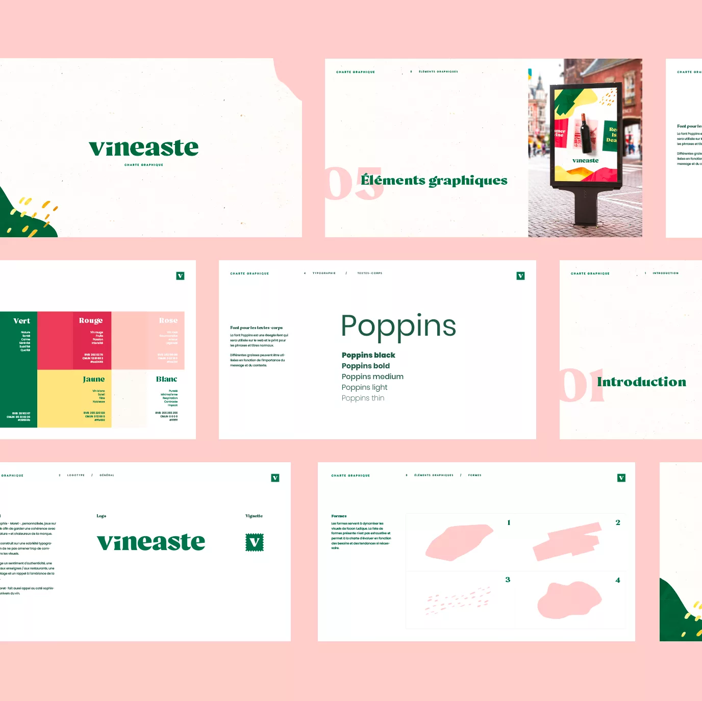 New visual identity and branding for Vineaste.
